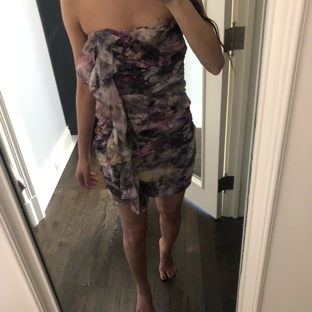 Elizabeth and James mini strapless dress